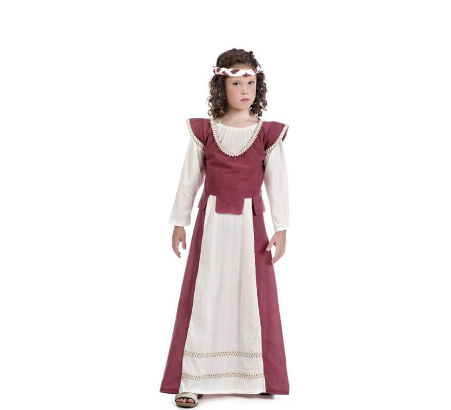 Escabullirse salida Lamer Disfraz de Clarisa Medieval niña