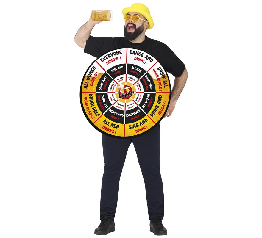 Men's Drinking Dart Board Costume