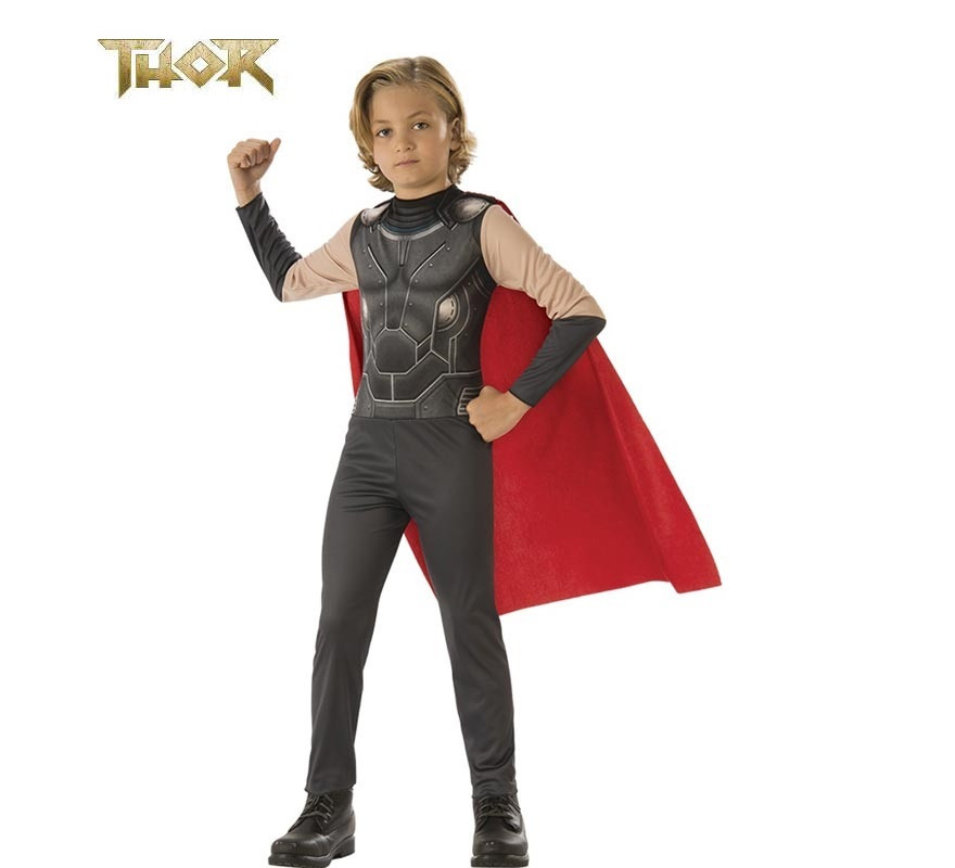 Thor Opp Costume with Red Cape in Box for Kids