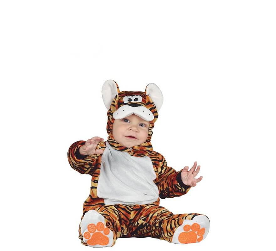 Costume da tigre bambino bengala per neonati