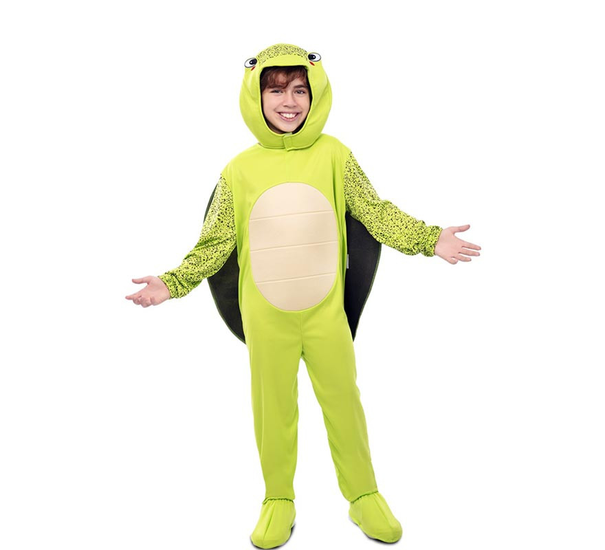 Green Turtle Costume with Shell for Kids