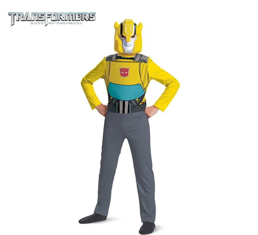 Costume da eroe robot giallo per bambino