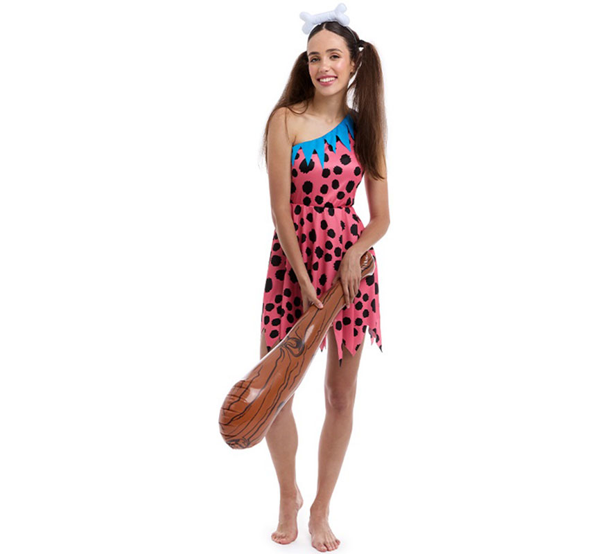 Pink Caveman Costume for Women