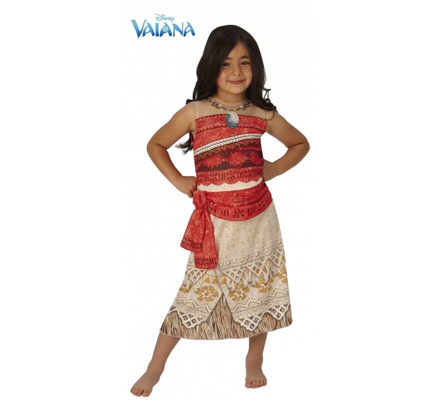 Disney - Costume classico da Vaiana, per bambine, costume da Vaiana, per  ragazze, costume da principessa Maui per ragazze, costume per la Giornata
