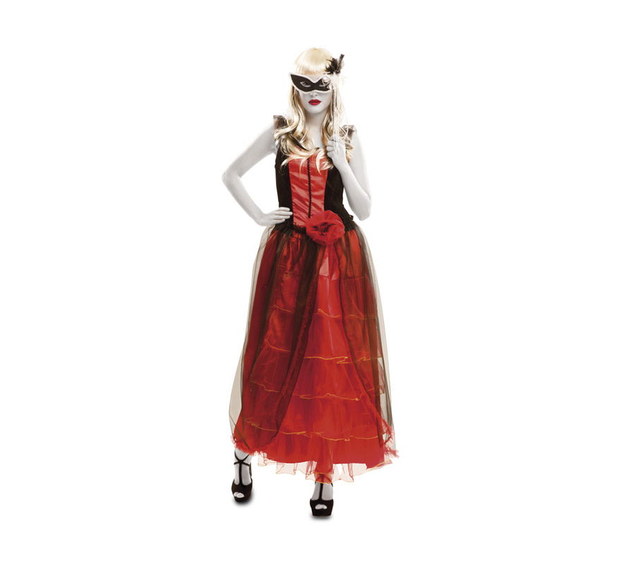 Disfraz de Vampira Barroca para mujer en talla M-L para Halloween