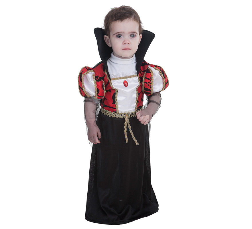 Disfraz de Vampira gótica para bebé