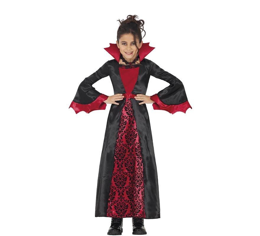Burgundy Vampiress Costume for Girls