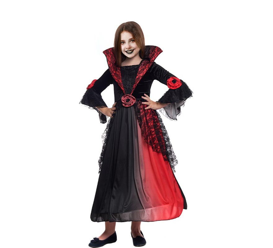 Déguisement vampire fille - Magie du Déguisement - Halloween à petits prix