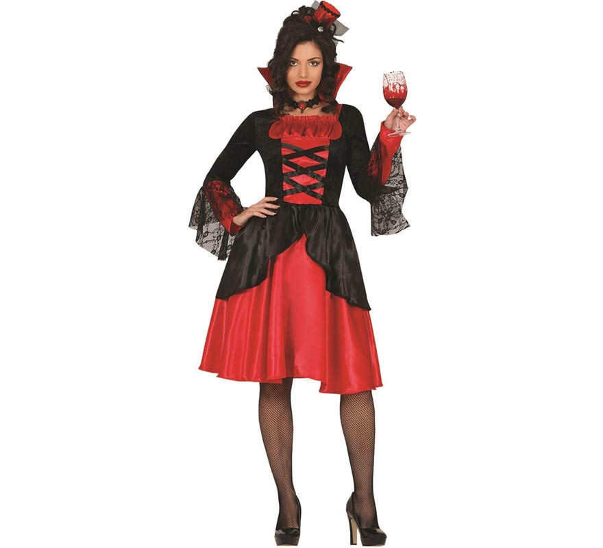 Elegant Vampiress Costume for Women