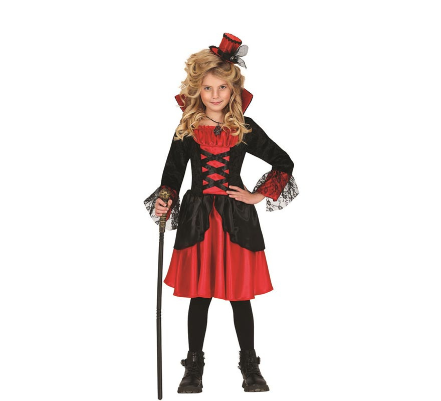 Elegant Vampiress Costume for Girls