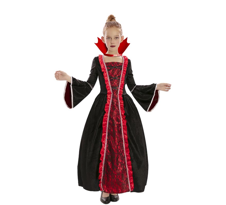 Elegant Vampiress Costume for Girls