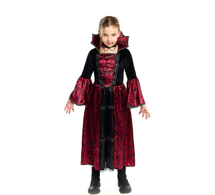 Gothic Vampiress Costume for Girls