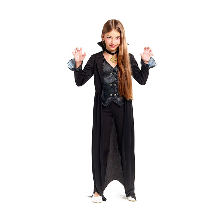 Gothic Vampiress Costume for Girls