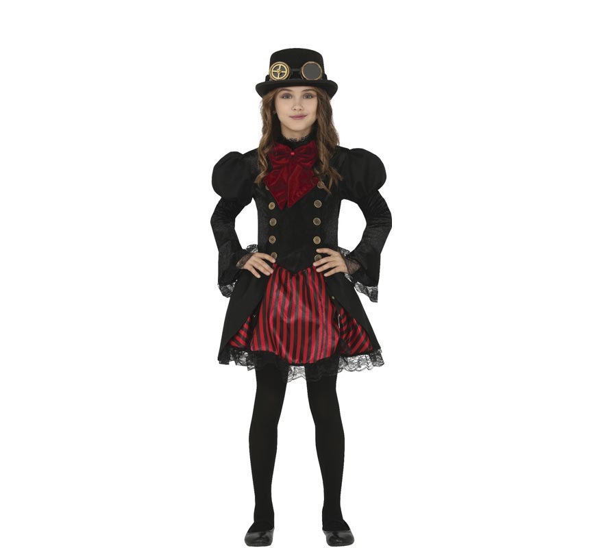 Steampunk Gothic Vampire Costume for Girl