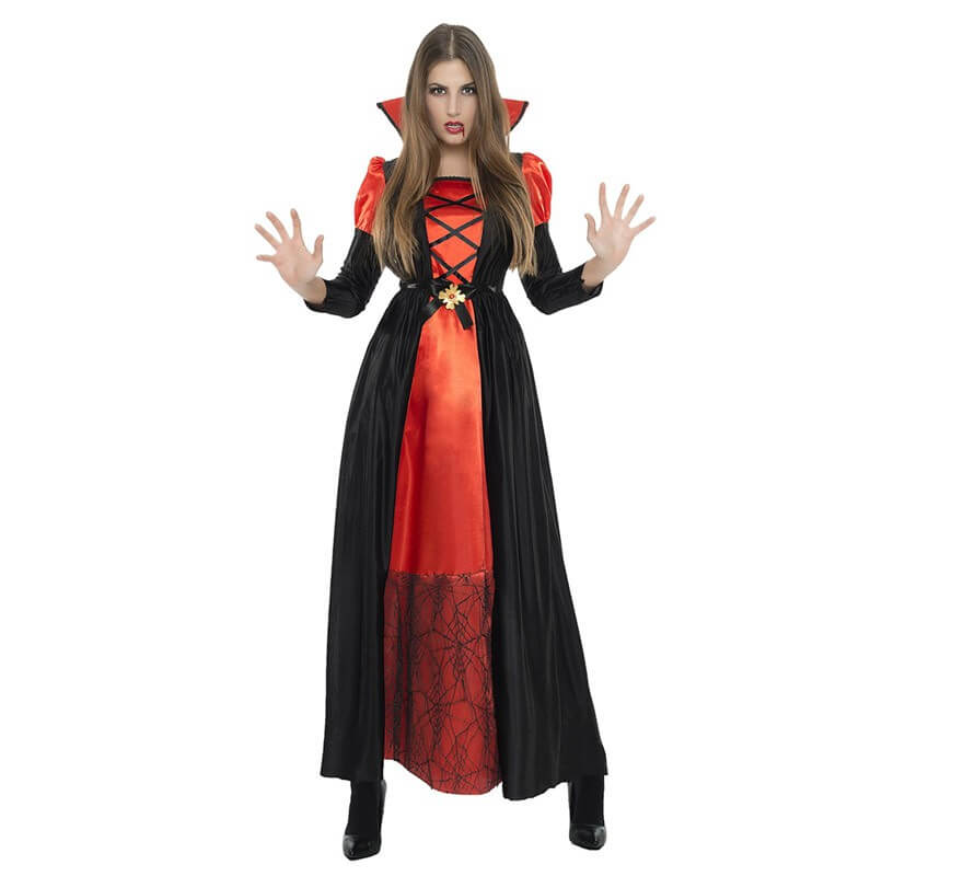 Olla de crack Adviento Variedad Disfraz de Vampiresa largo para mujer