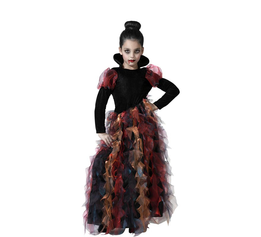 Multicolor Vampire Costume for Girl