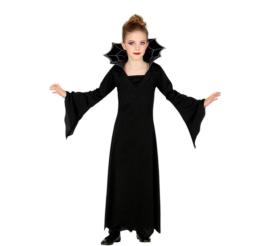 Black Vampiress Costume for Girls