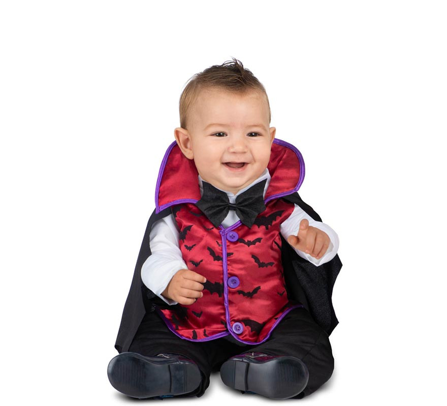 Fantasia de Halloween Infantil Masculino Vampiro Conde Drácula P 3