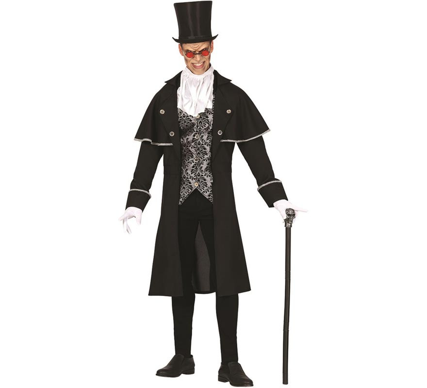 Silver Vampire Costume for Men