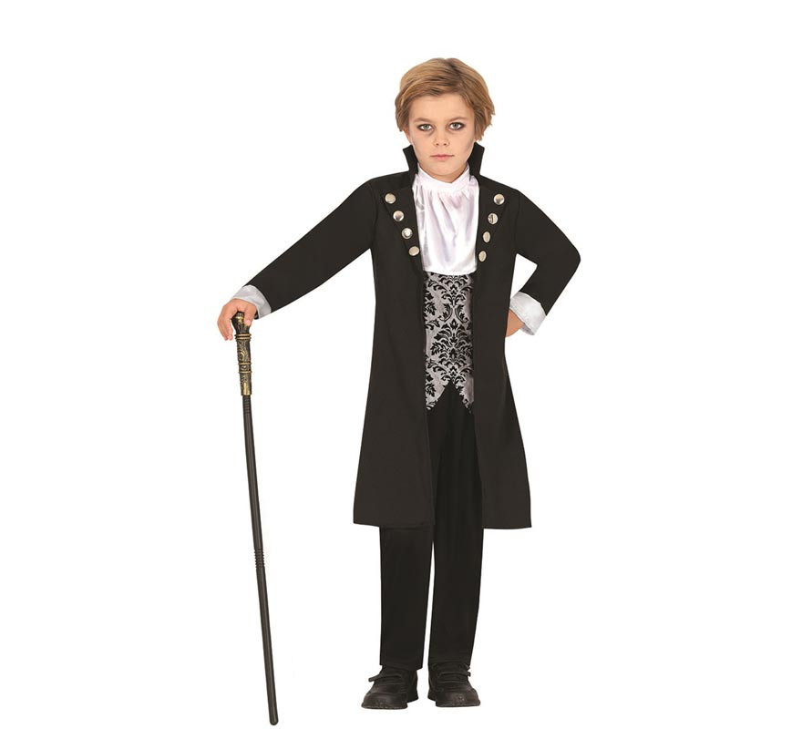 Silver Vampire Costume for Boys