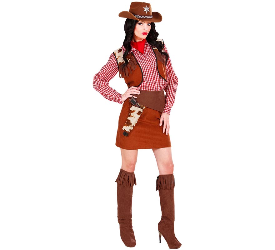 Women's Plaid Cowgirl Costume