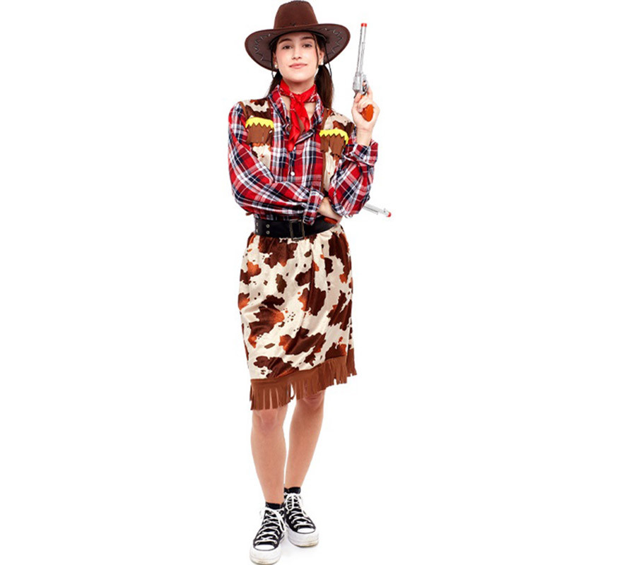 Costume da cowgirl Arizona da donna – Costume da cowboy selvaggio West  vestito carnevale festa a tema