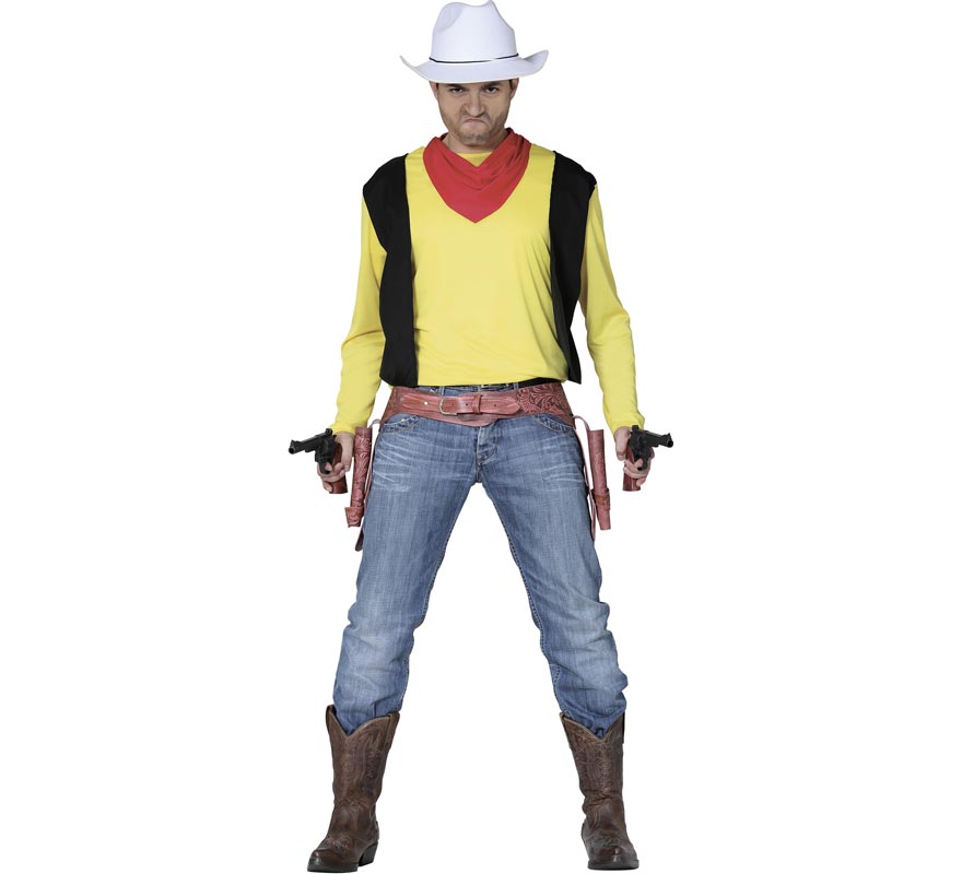 Yellow cowboy costume for men