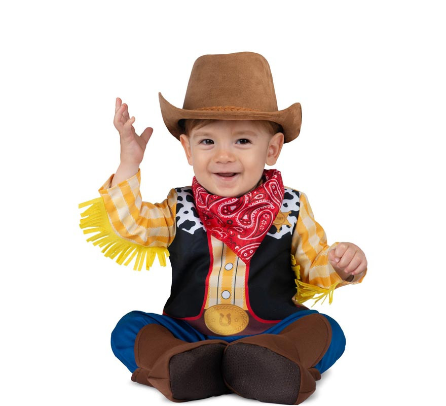 Cowboy costume with hat for babies and children