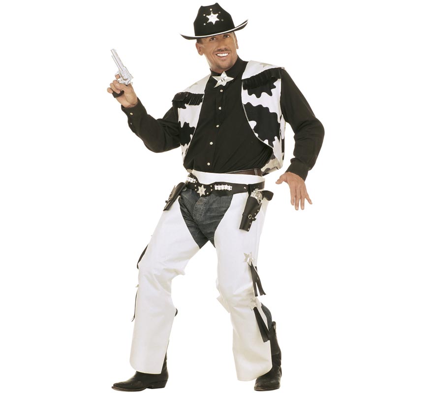 White Rodeo Cowboy Costume for Men