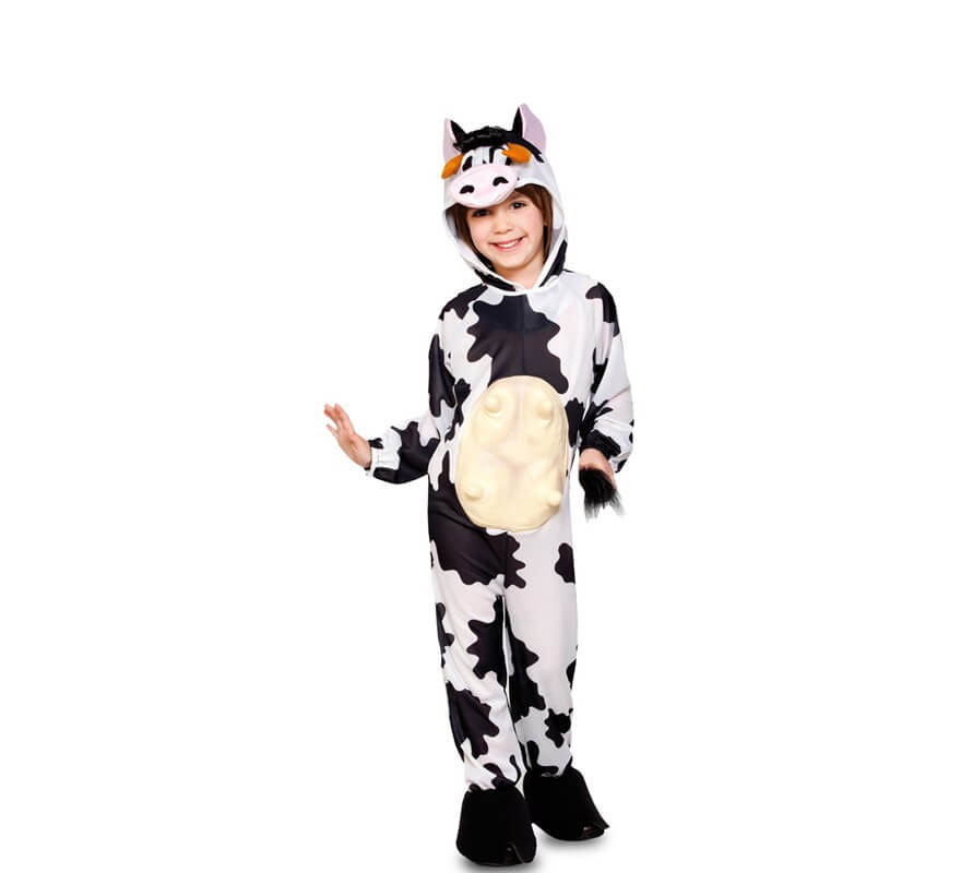 Cow costume with tail for children