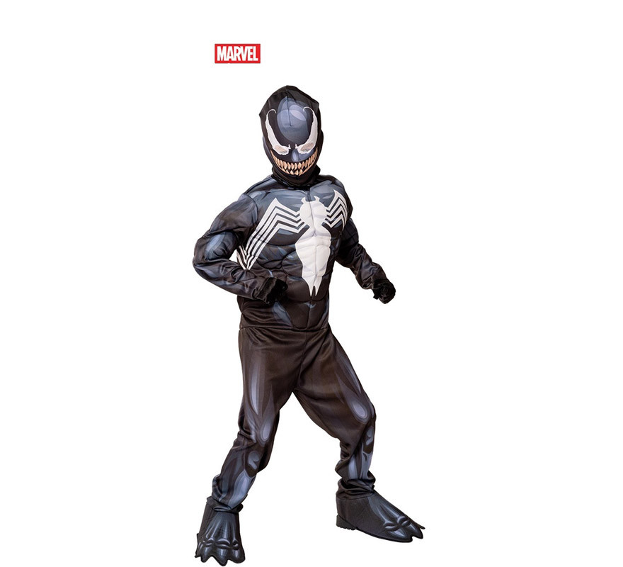 Black Panther Marvel Avengers - Vestito carnevale per bambini, Costume con  maschera (3-4 anni)