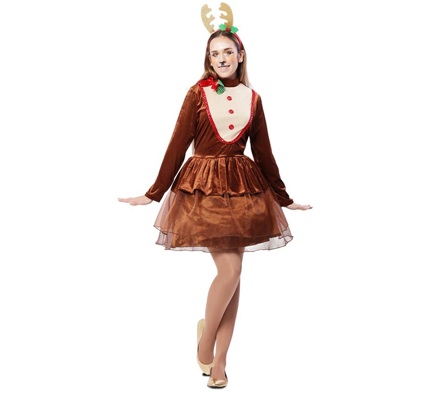 Women's Reindeer Dress Costume