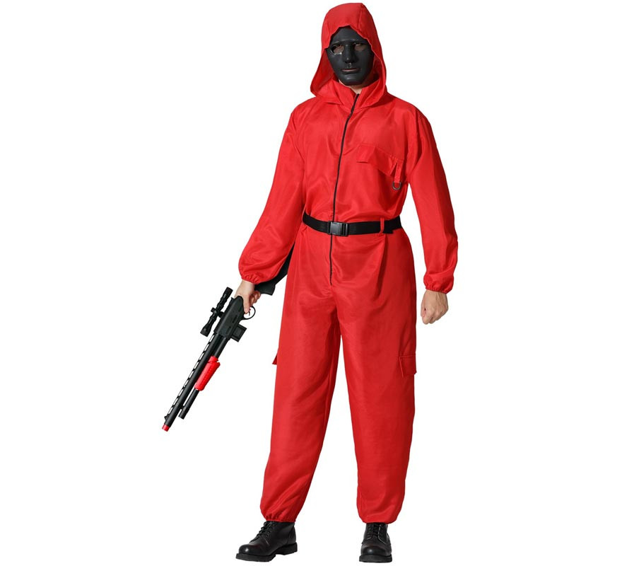 Adult Red Jumpsuit Complicit Vigilante Costume