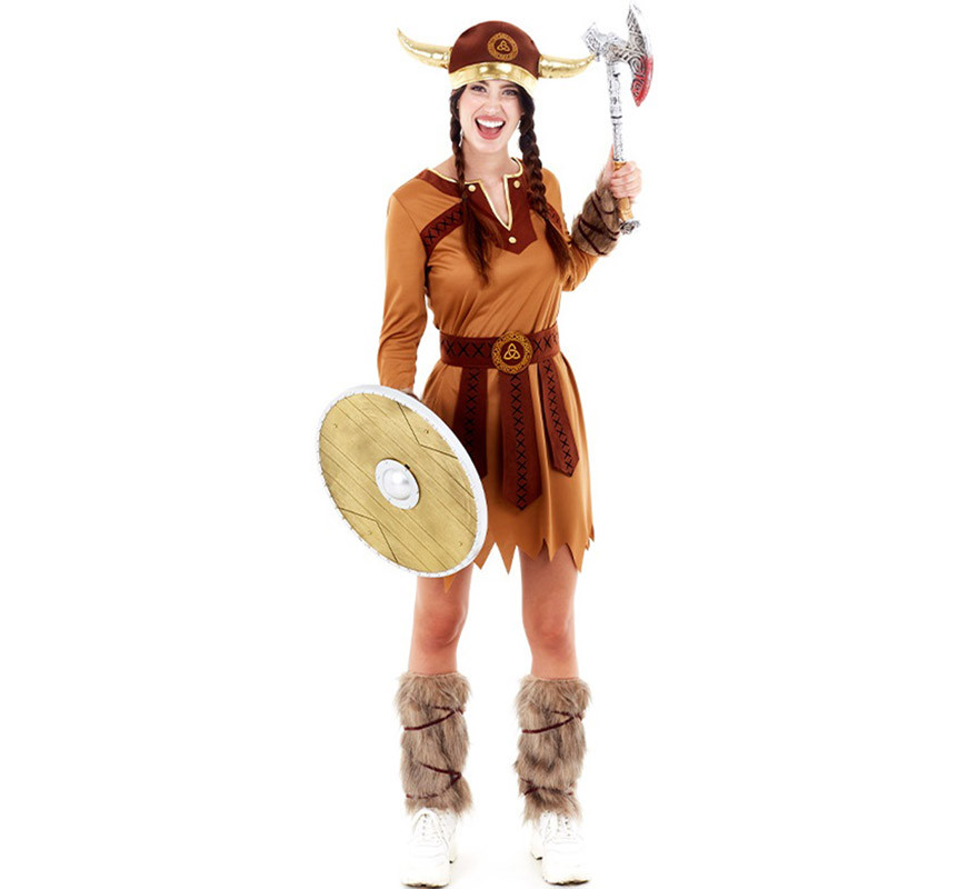Disfraces de vikingo - Disfraz de vikingo para mujer, adulto