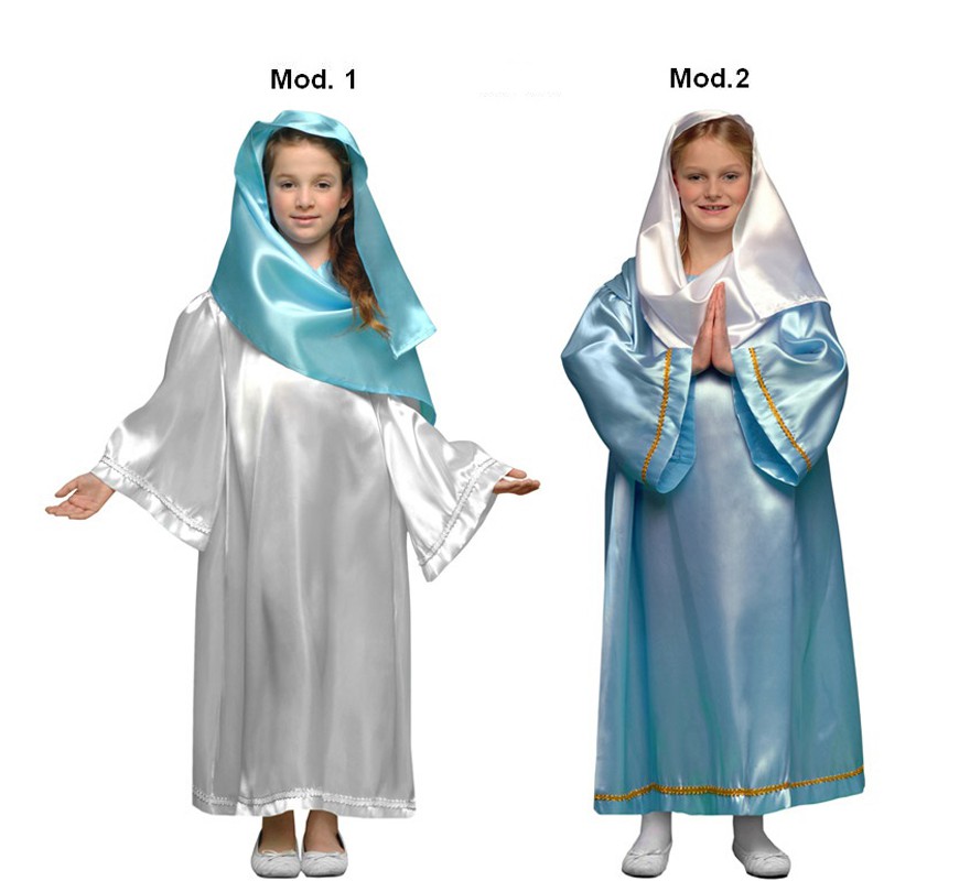 Disfraz de Virgen 10-12 años para niña