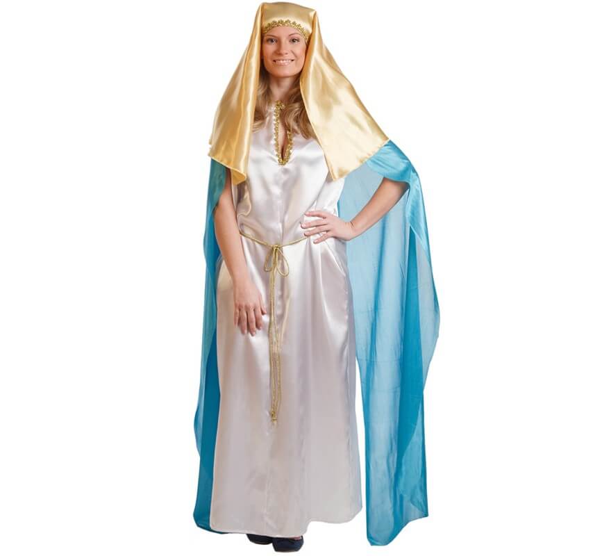 Disfraz de Virgen María para Mujer talla Universal M-L