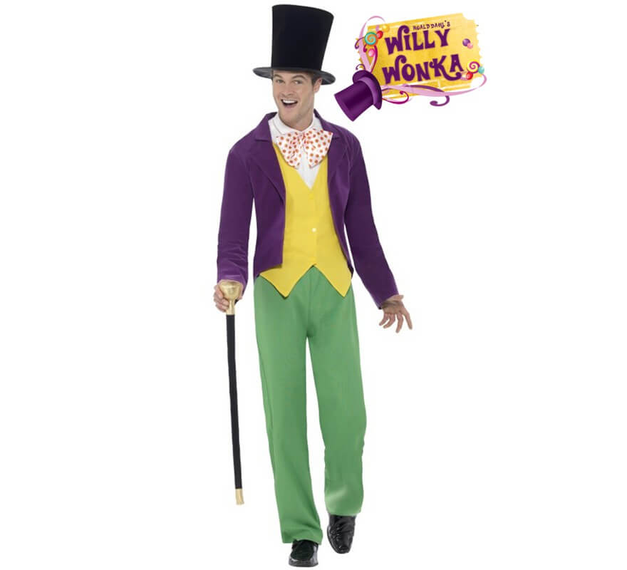 Disfraz de Willy Wonka de Roald Dahl para hombre