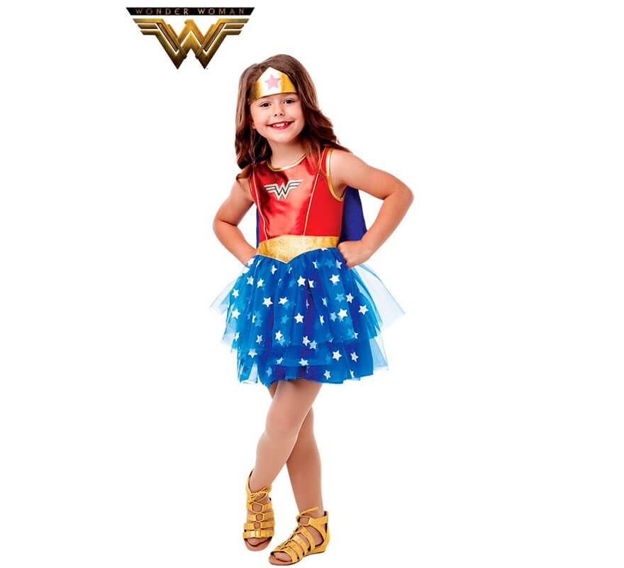 Costume da Wonder Woman classico per bambina