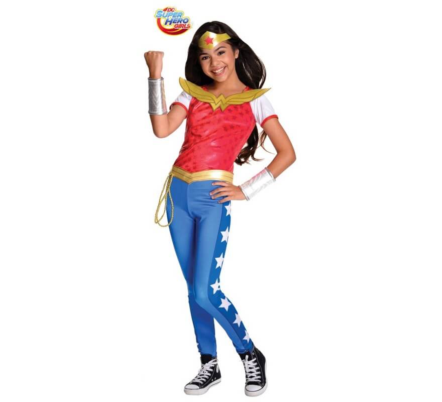 Disfraz de Wonder Woman Deluxe SHG para niña