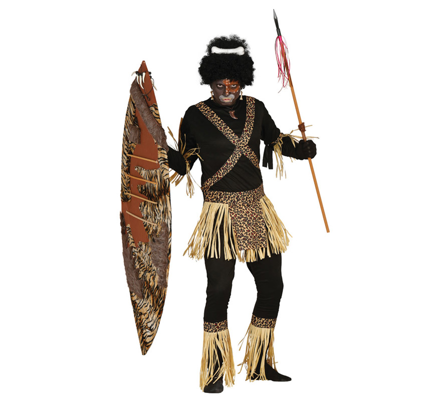Disfraz de Zulú Africano para hombre