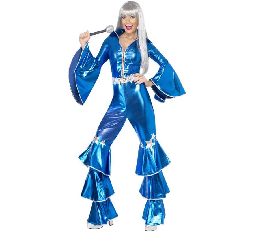 Disfraz Disco Dancing Dream Azul para Mujer