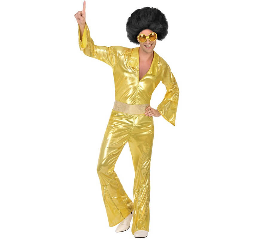 Disfraz Disco Dorado para hombre