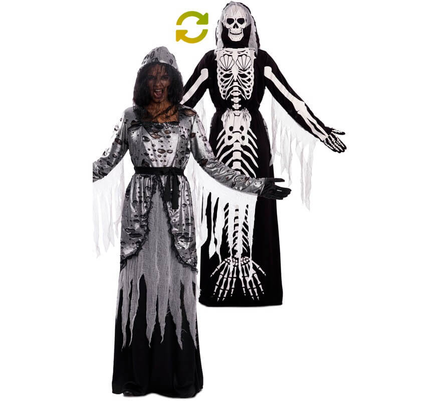 Gants squelette zombie adulte accessoire deguisement costume halloween jour mort 