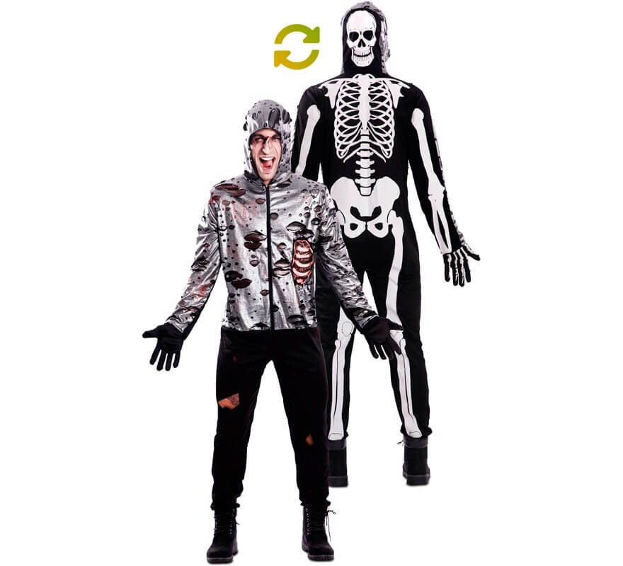 Perpetuo Clancy Variante Disfraz de Zombie con Costillas Fuera para mujer
