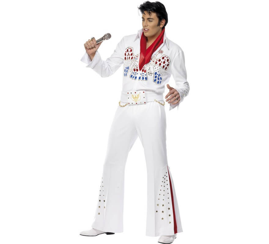 Disfraz Elvis auténtico de águilas para Hombre talla M