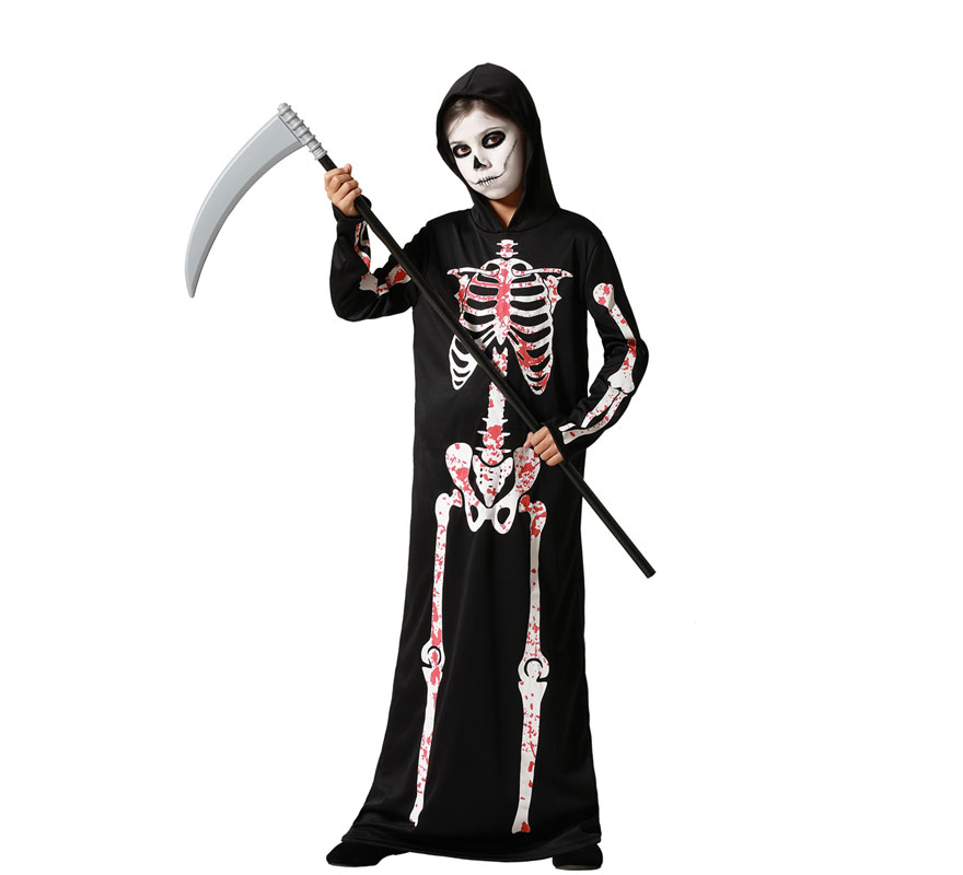 Bloody Skeleton Costume for Kids