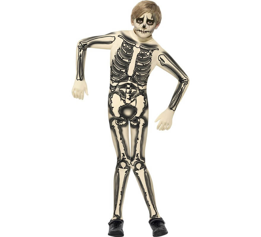 Disfraz Esqueleto Segunda Piel para Niño