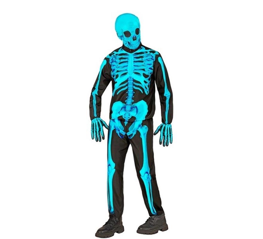 Disfraz Express de Esqueleto Fluorescente para niño
