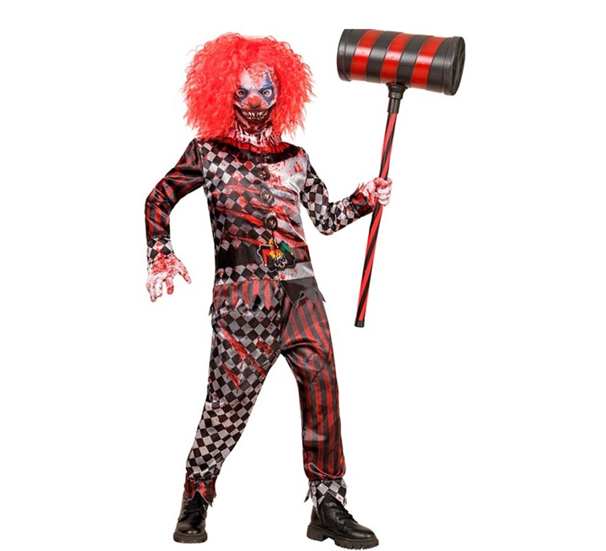 Disfraz Express de Payaso Malvado para niño