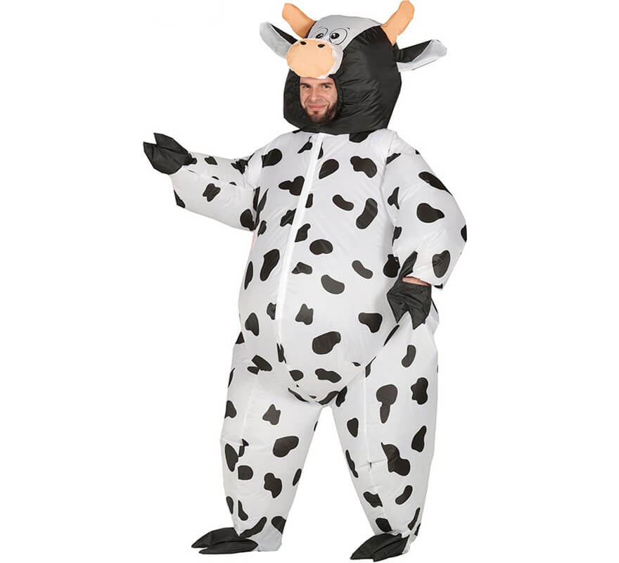 Disfraz Hinchable de Vaca Holstein para adultos